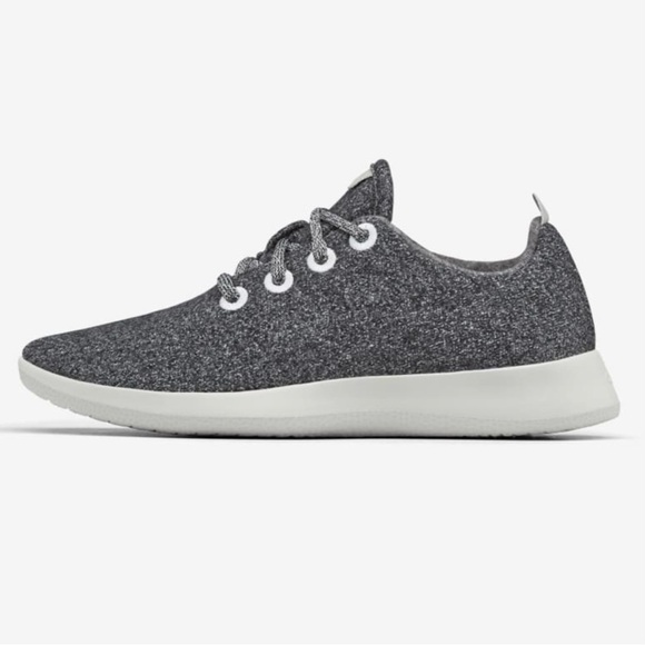 Allbirds Wool Runners in Natural Grey Light Grey Sole Lace Up Sneakers Shoes 7 - Picture 2 of 13